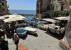 Riomaggiore csónakok az utcán